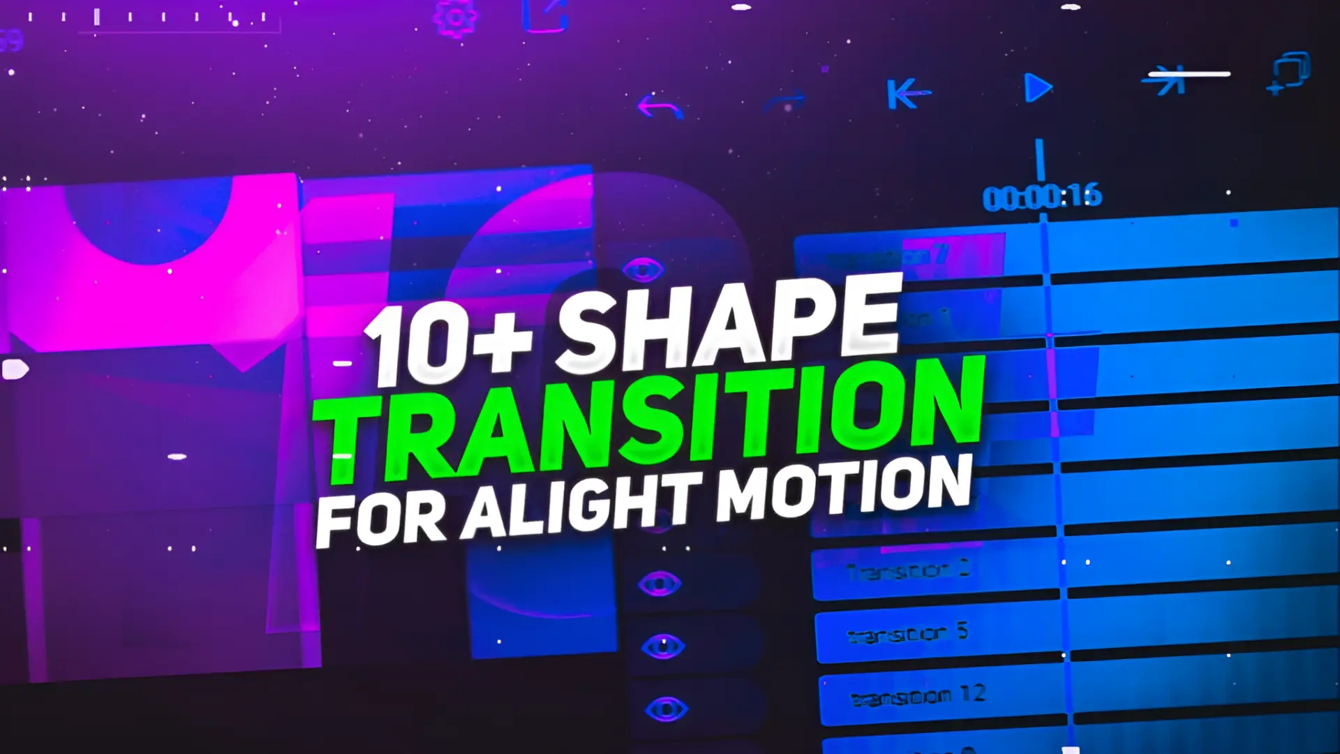 10 shape transition pack