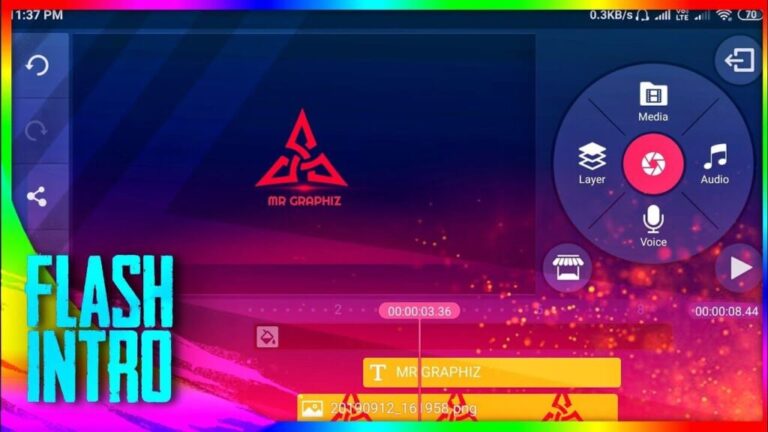 Flash Logo Reveal Kinemaster Intro Template – Free Download