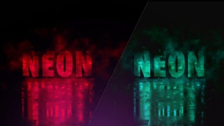 Neon Glitch Kinemaster Intro Template – Free Download