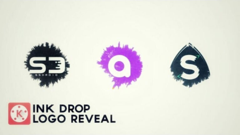 Ink Drop Logo Reveal Kinemaster Intro Template – Free Download