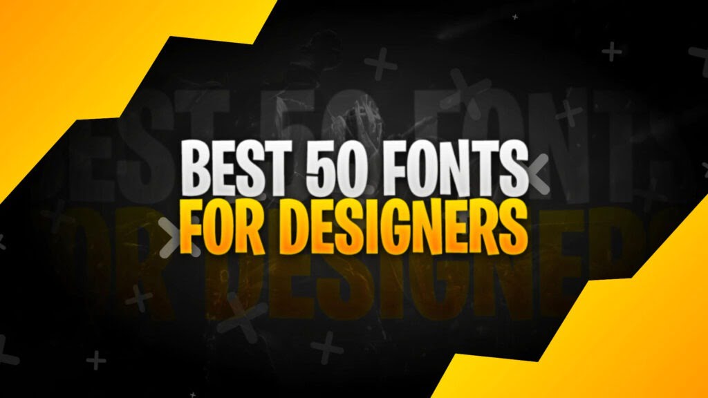 Download Best 50 Fonts Pack For Designers 2020 - Motioneditz