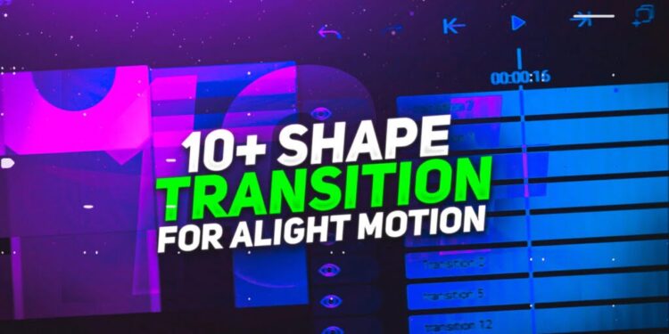 Alight Motion Shape Transition Pack Download