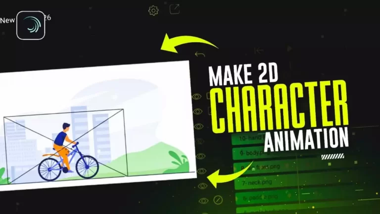 2d Character Animation In Alight Motion
