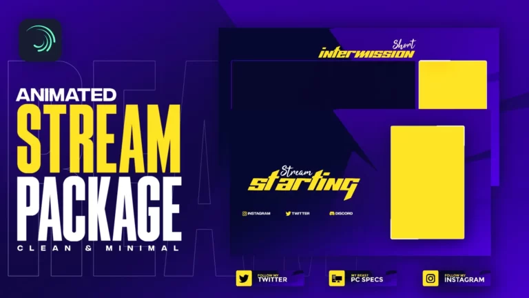 Clean Animated Stream Pack
