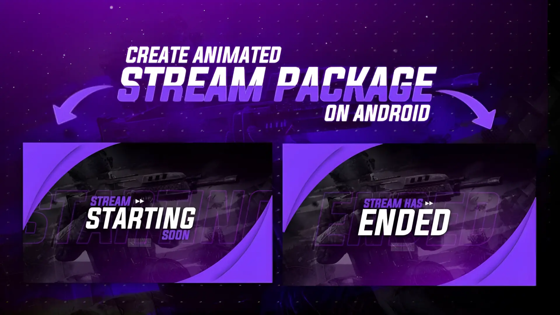 Animated stream pack