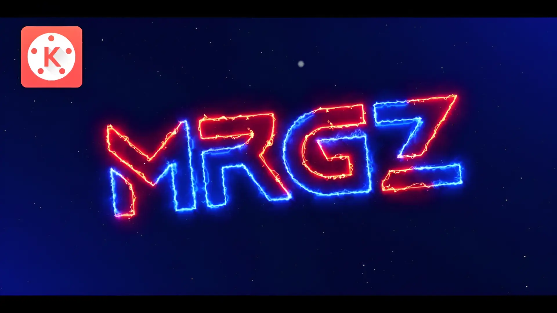 Electric title animation template