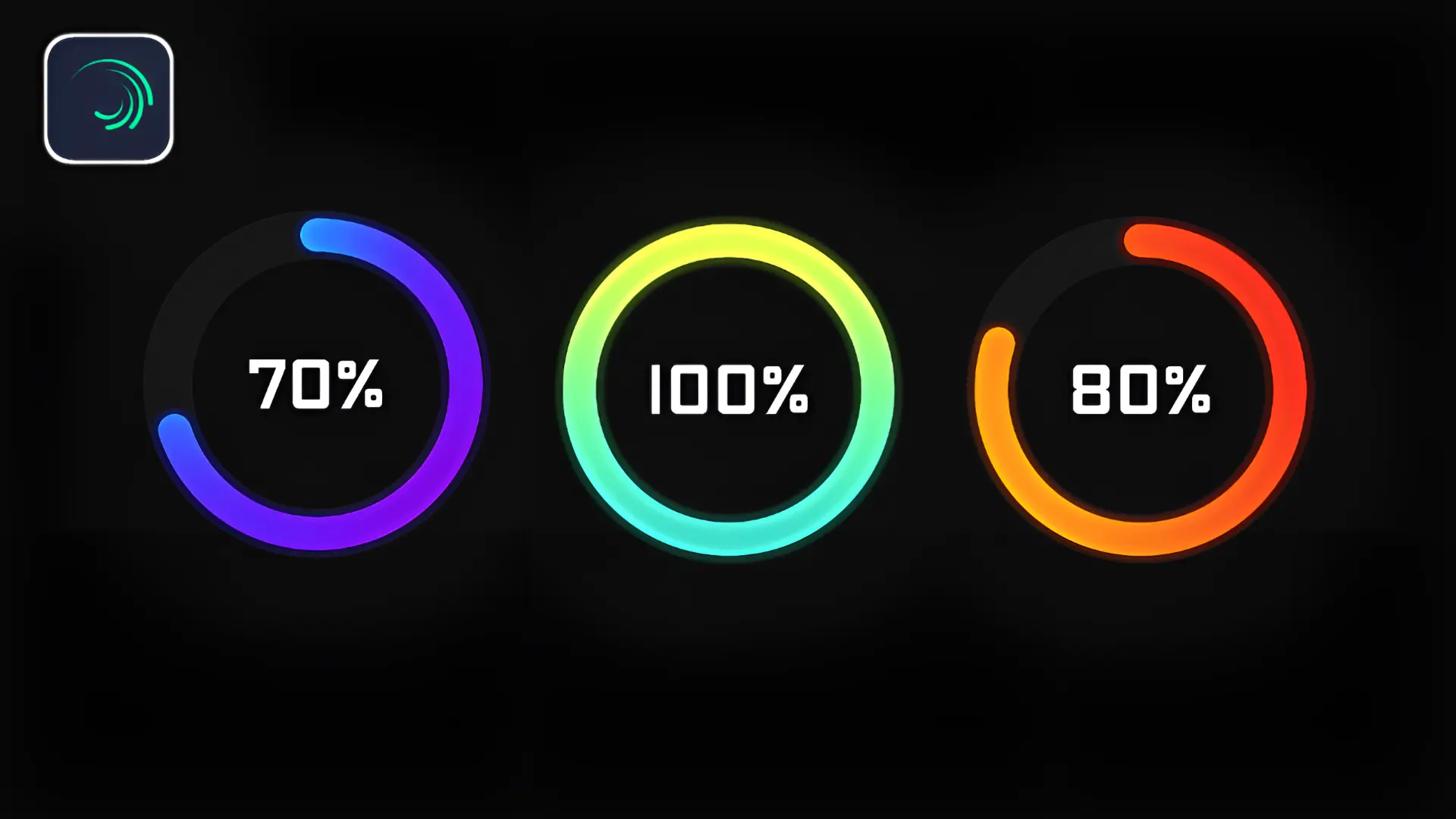 Infographic animation template