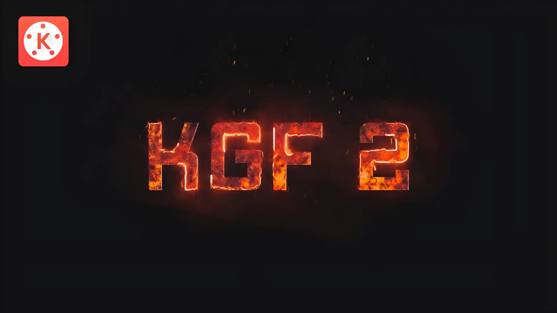 Kgf 2 title animation pack