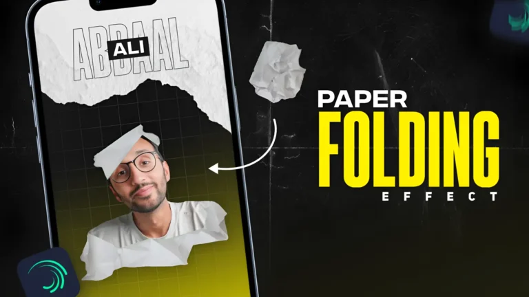 Paper folding template